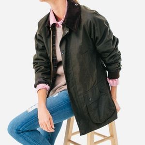 Classic Barbour Bedale jacket newly waxed